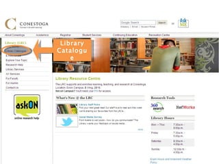 Library Catalogue 