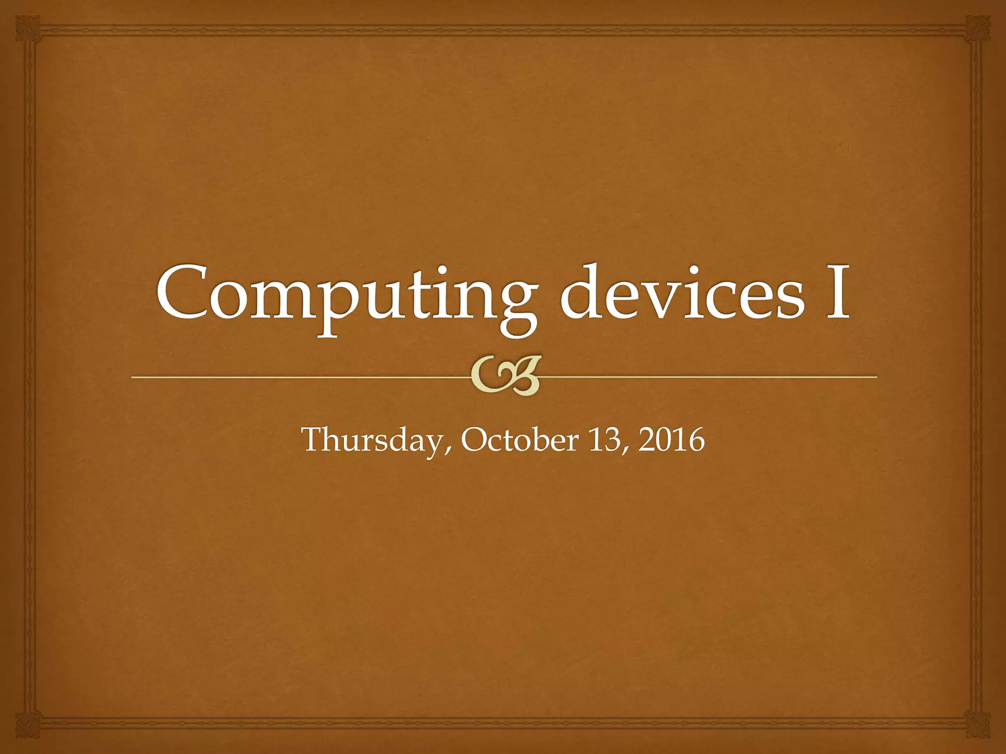 Thursday, October 13, 2016
 