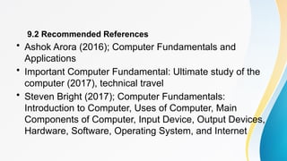 2017 Computer Comprehensive Overview of Computing Fundamentals and Computer Systems ...