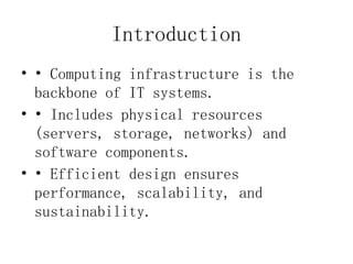 Computing_Infrastructure_Presentation.pptx