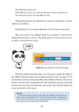 Simple Mbot Ultrasonic Code computingwithmbot.pdf