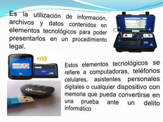 informatica forense o Computo forense