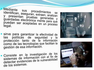 informatica forense o Computo forense