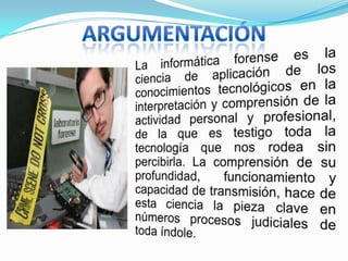 informatica forense o Computo forense