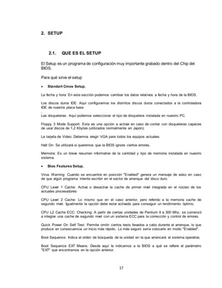 PROCEDIMIENTO PARA INSTALAR UN SISTEMA OPERATIVO | DOCX