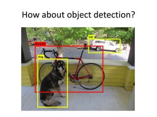 How about object detection?
 