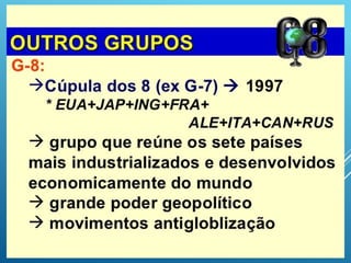 apresentação comércio global e bloco econômicos
