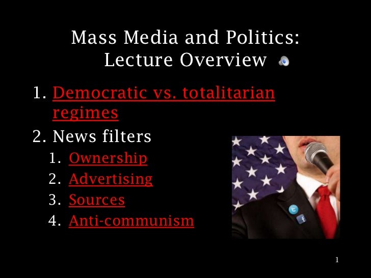 mass media and politics mass media and politics