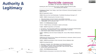http://www.womensaid
.org.uk/domestic-
violence-
events.asp?itemid=335
1&itemTitle=Femicide
+Census%3A+Profile
s+of+Women+Killed
+by+Men&section=0
00100010017&sectio
nTitle=Events+calend
ar
Authority &
Legitimacy
 