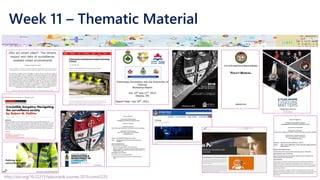 Week 11 – Thematic Material
http://doi.org/10.22215/tplauriault.courses.2019.coms5225
 