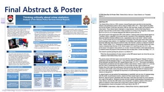 Final Abstract & Poster
http://doi.org/10.22215/tplauriault.courses.2019.coms5225
 