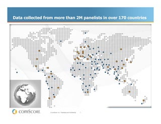 Data collected from more than 2M panelists in over 170 countries




                  © comScore, Inc. Proprietary and Confidential.   7
 