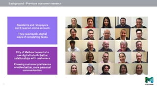 Background - Previous customer research
20
 