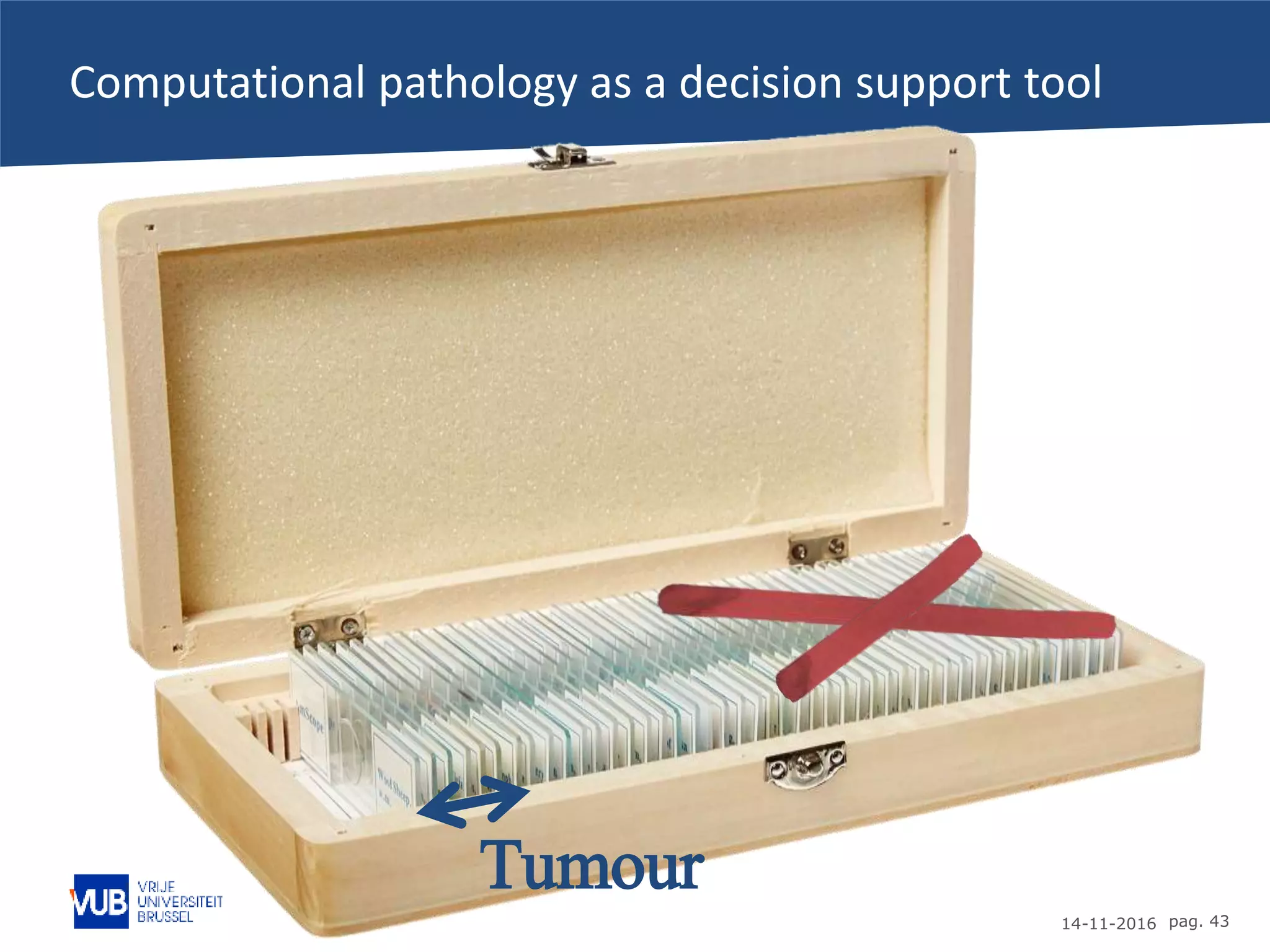 14-11-2016 pag. 43
Computational pathology as a decision support tool
Tumour
 