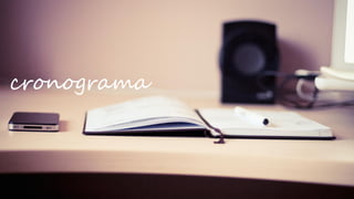 cronograma  