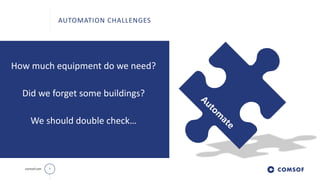 Comsof Comsof fiber webinar how to solve the fiber optic design puzzle | PDF