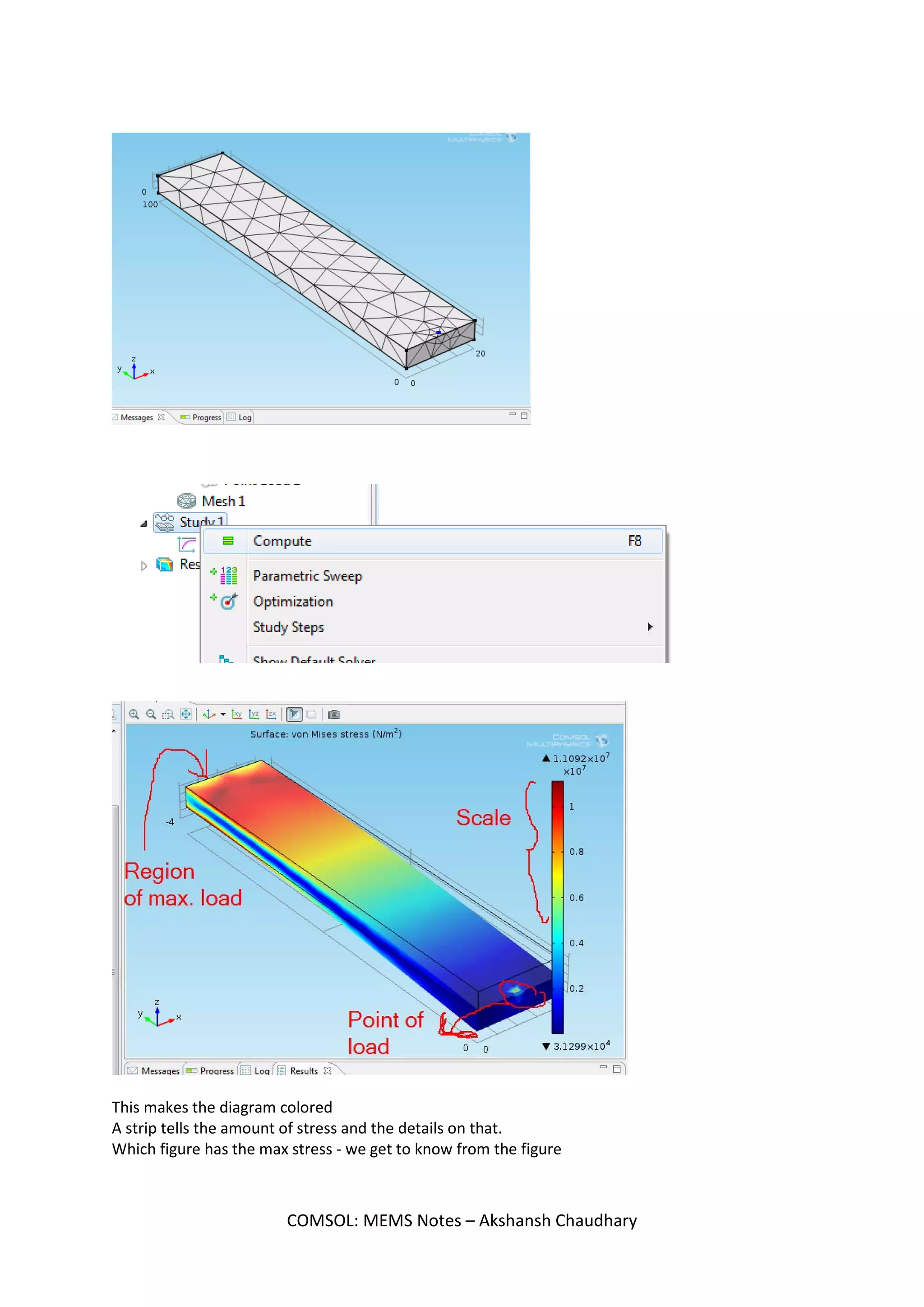 COMSOL: MEMS Notes – Akshansh Chaudhary
 