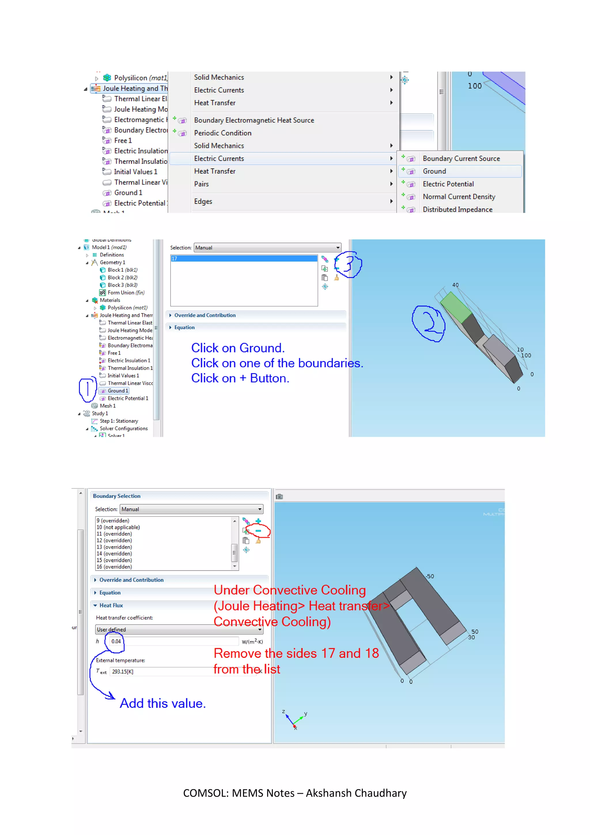 COMSOL: MEMS Notes – Akshansh Chaudhary
 
