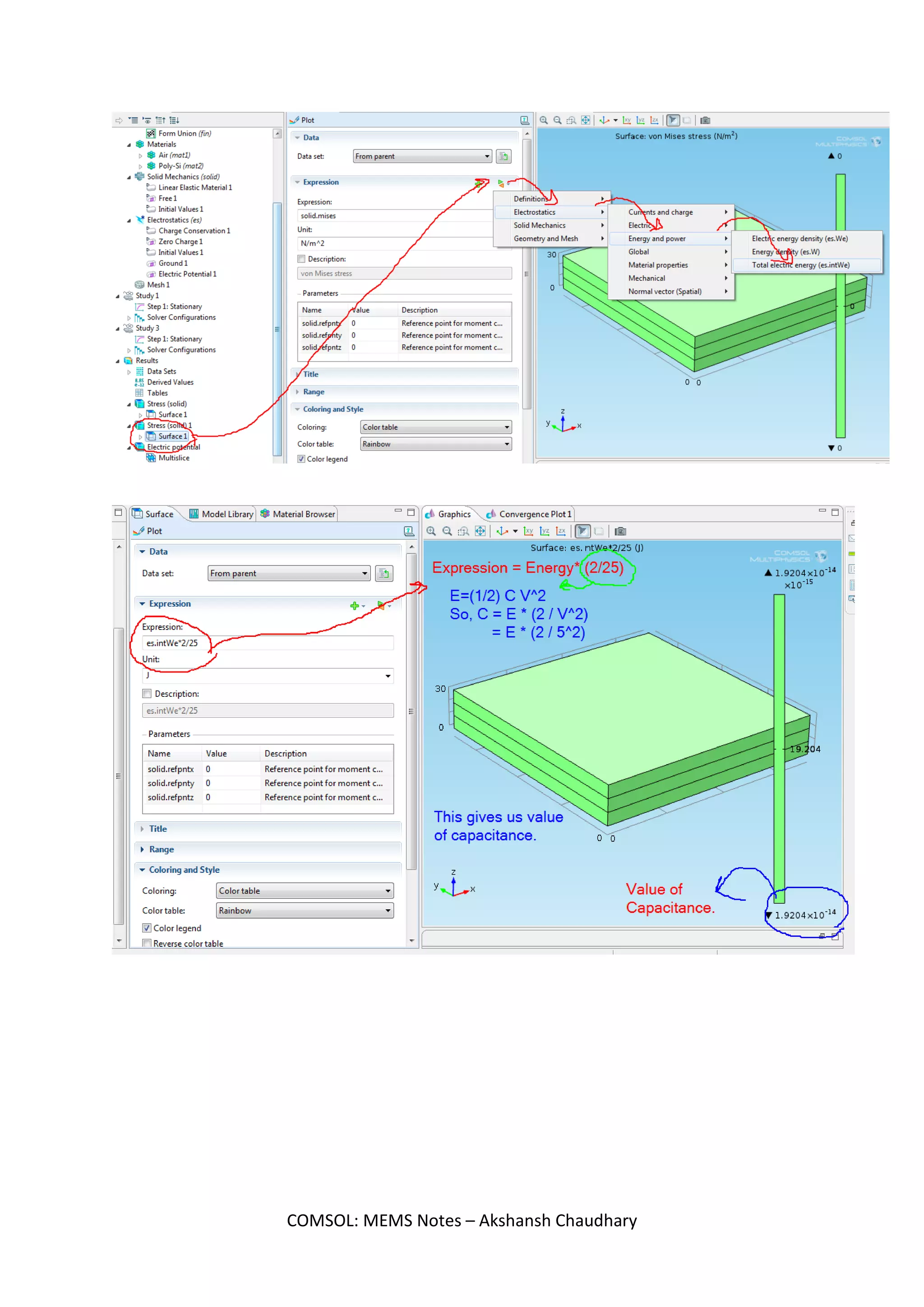 COMSOL: MEMS Notes – Akshansh Chaudhary
 