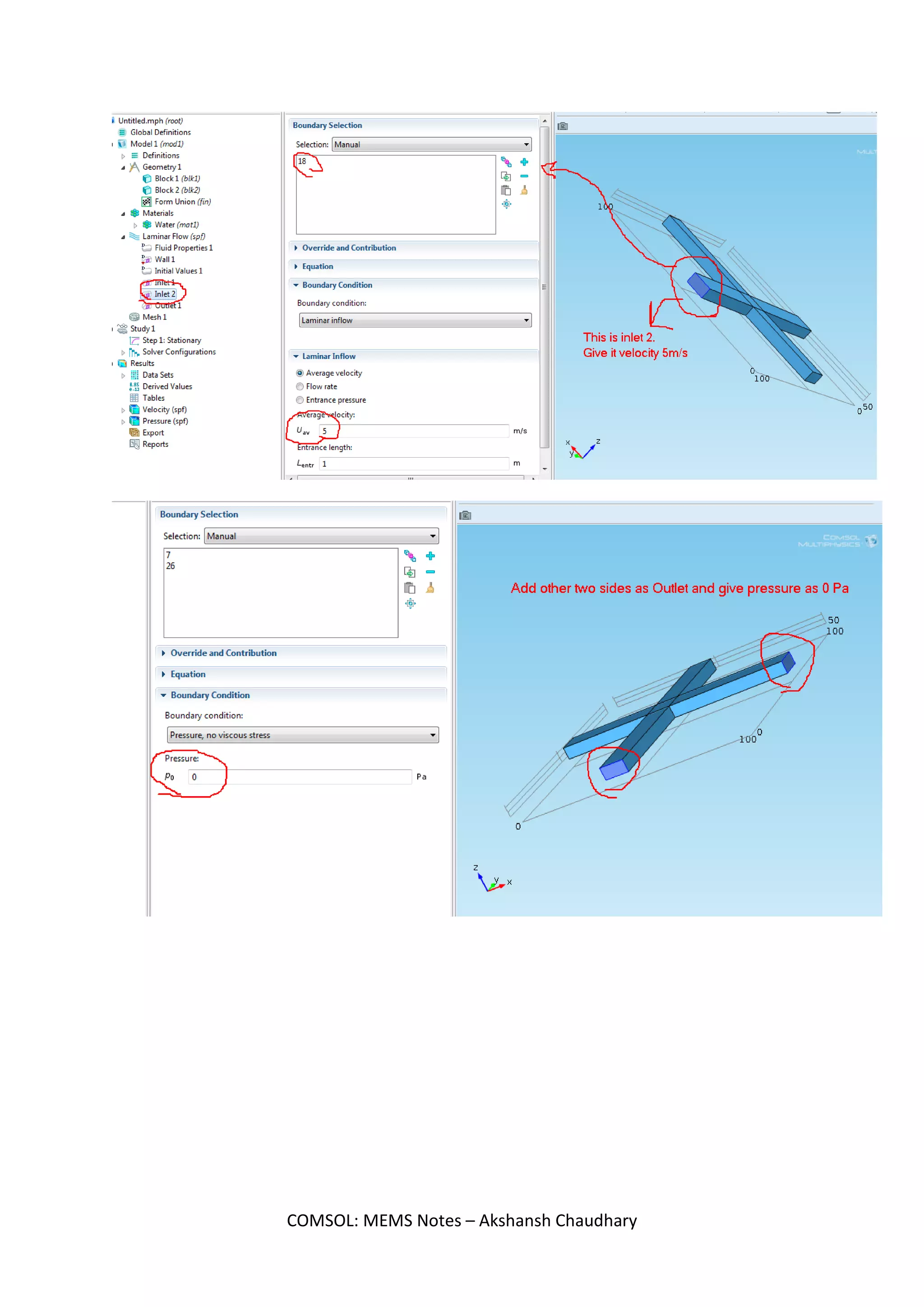 COMSOL: MEMS Notes – Akshansh Chaudhary
 