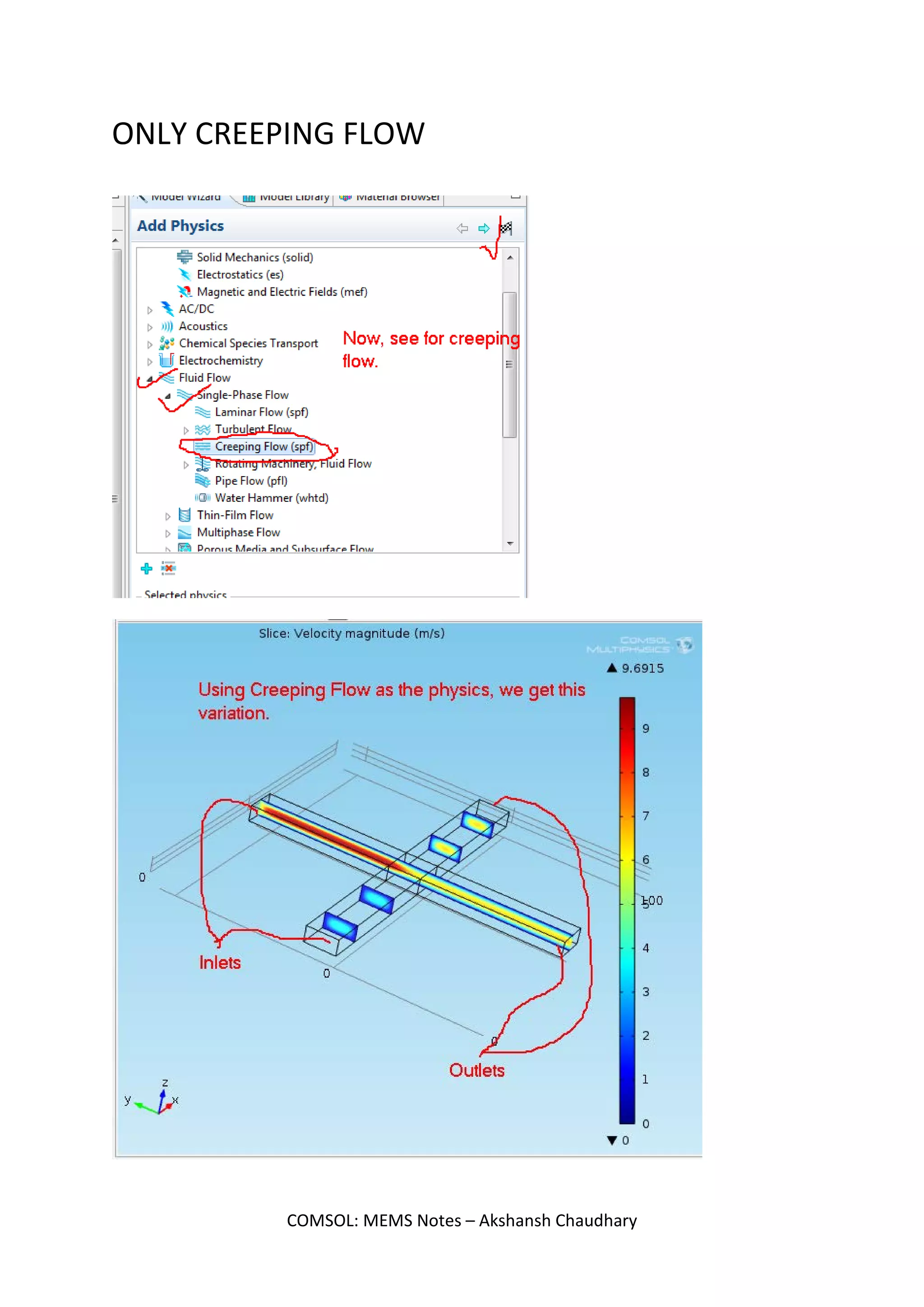 COMSOL: MEMS Notes – Akshansh Chaudhary
 