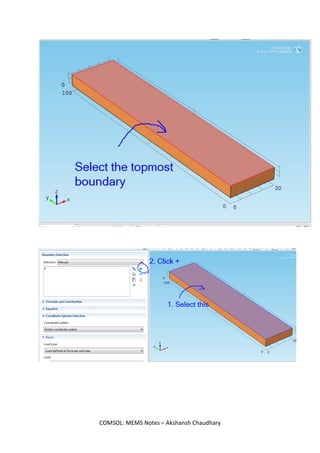COMSOL Multiphysics Tutorials - Akshansh | PDF