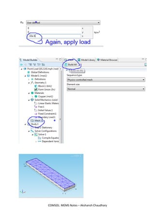 COMSOL Multiphysics Tutorials - Akshansh | PDF
