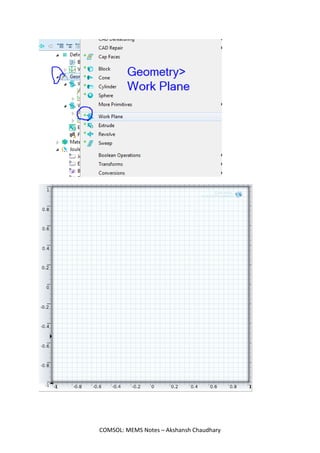 COMSOL Multiphysics Tutorials - Akshansh | PDF