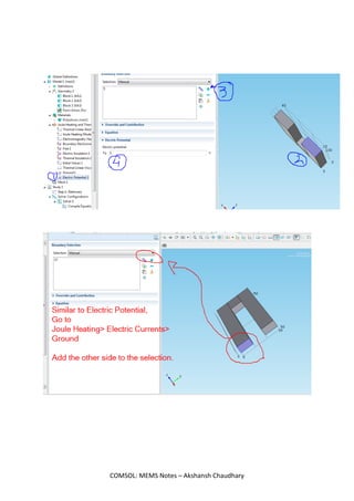 COMSOL Multiphysics Tutorials - Akshansh | PDF