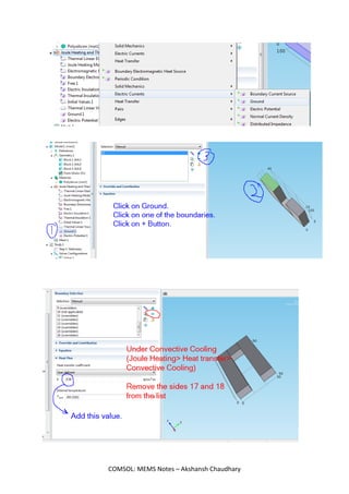 COMSOL Multiphysics Tutorials - Akshansh | PDF