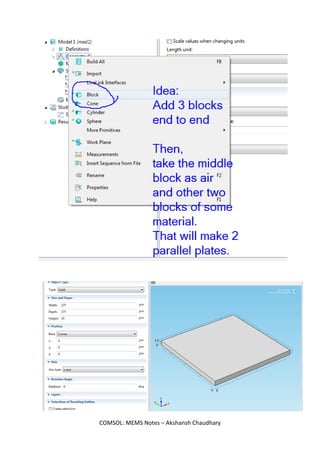 COMSOL Multiphysics Tutorials - Akshansh | PDF