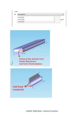 COMSOL Multiphysics Tutorials - Akshansh | PDF