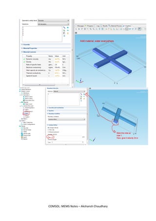 COMSOL Multiphysics Tutorials - Akshansh | PDF