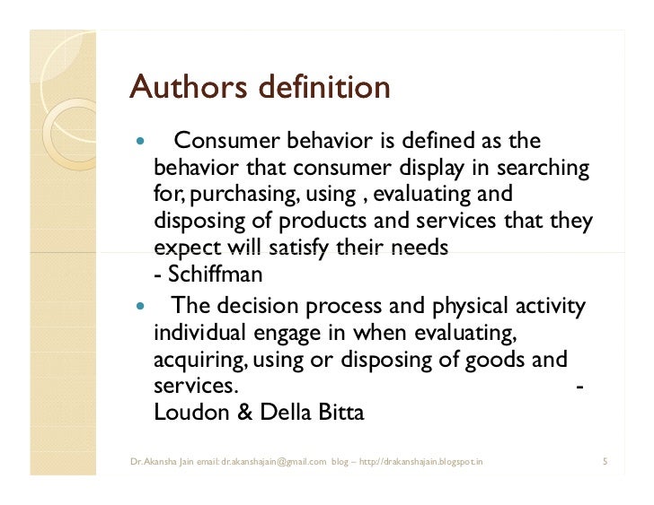 Comsumer behavior and marketing communication