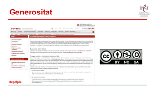 Generositat
#cpnlple
 