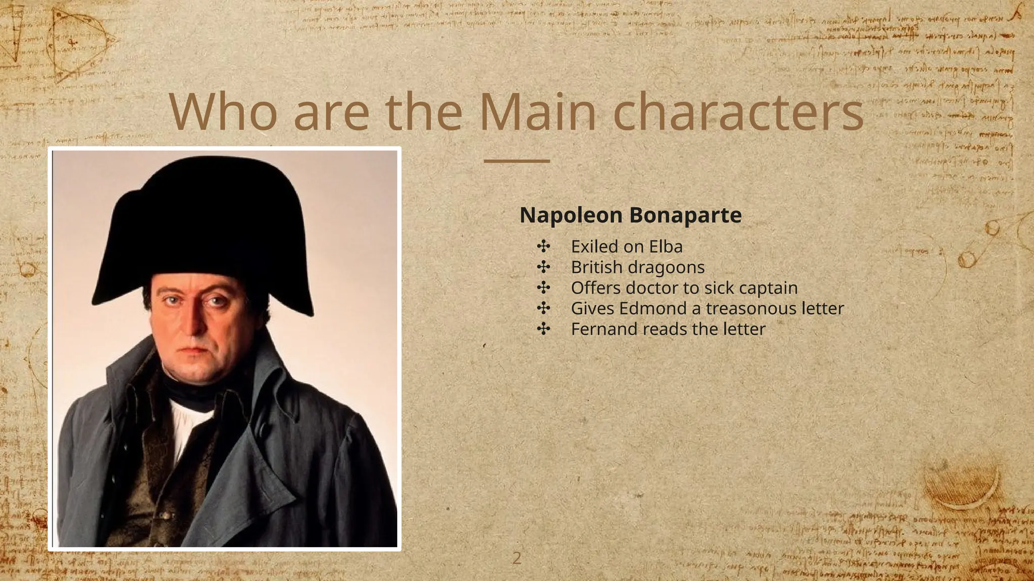 Presentation over the Comte de Monte Cristo | PPTX, image size:2048x1152