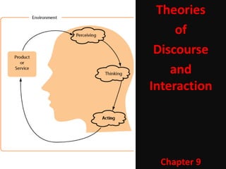 Theories
                 of
             Discourse
                and
            Interaction

Chapter 9

             Chapter 9
 