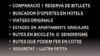 Iniciació a les TIC | Com trobar les millors ofertes per viatjar