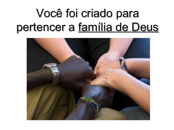 3ª Domingo - Comunhão pertencer a família de deus
