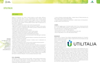 32 Consorzi
UTILITALIA
Utilitalia è la Federazione che riunisce le Aziende operanti nei servizi pubblici dell’Acqua,
dell’Ambiente, dell’Energia Elettrica e del Gas, rappresentandole presso le Istituzioni nazionali
ed europee. Nasce dalla fusione di Federutility (servizi energetici e idrici) e di Federambiente
(servizi ambientali). Offre servizi di assistenza, di aggiornamento e di formazione, oltre ad attività
di consulenza su aspetti contrattuali, normativi, gestionali, tributari e legali. Al supporto tecnico su
settori specifici, si aggiungono:
· assistenza nell’applicazione dei Contratti di Lavoro e delle norme giuslavoristiche;
· aggiornamento e supporto interpretativo su leggi e provvedimenti che regolano i servizi pubblici;
· consulenza e assistenza su problematiche fiscali, tributarie, giuridiche e previdenziali, attraverso
un’attività di risposta ai Quesiti delle Associate;
· interventi in giudizio nelle questioni di interesse generale;
· monitoraggio e analisi di tariffe, dati economici e tecnici a livello nazionale;
· supporto per la redazione di piani finanziari a copertura degli investimenti;
· valorizzazione e condivisione dei modelli di Responsabilità sociale d’impresa;
· supporto agli Enti Locali nella pianificazione dei servizi pubblici e delle relative gare (in particolare,
i bandi per il servizio distribuzione Gas);
· assistenza nell’evoluzione industriale e gestionale attraverso la condivisione di best practices nelle
commissioni e gruppi di lavoro associativi;
· promozione di attività convegnistiche, seminariali e formative, anche in collaborazione con
Università, Fondazioni e Centri di ricerca;
· presentazione ed elaborazione di studi e ricerche sui temi di interesse (economico-giuridico);
· interlocuzione con le associazioni dei Consumatori e Ambientaliste;
· informazione periodica su tematiche specifiche; affiancamento nelle attività di comunicazione e
immagine, nella diffusione di notizie e nella promozione di campagne nazionali di sensibilizzazione.
In particolare per il settore rifiuti la Federazione opera per la creazione di un sistema industriale, nel
quadrodiunpianostrategiconazionale,ingradodigarantiresututtoilterritoriounagestioneefficiente,
efficace e trasparente del ciclo integrato dei rifiuti urbani orientato alla sostenibilità ambientale: dalla
riduzione a monte dell’incentivazione delle raccolte differenziate, puntando sul riuso ed il riciclaggio
dei materiali, al compostaggio della frazione organica, al recupero energetico tramite combustione
delle frazioni non altrimenti riutilizzabili e, infine, allo smaltimento delle frazioni residue.
CCNL e PREVIDENZA
L’Associazione è firmataria del CCNL Gas Acqua (35.000 i lavoratori dipendenti degli Associati),
del CCNL Ambiente (41.000 lavoratori), del CCNL Elettrico (11.000). Utilitalia - in virtù della
fusione tra Federutility e Federambiente - è subentrata nella titolarità dei due Fondi di Previdenza
Complementare, istituiti dalle preesistenti Federazioni:
- il Fondo di Previdenza Complementare Pegaso - costituito insieme ad Anfida-Confindustria, dal
2000 raccoglie le adesioni di oltre 30.000 lavoratori;
- il Fondo di Previdenza Complementare PreviAmbiente - costituito insieme a Fise Assoambiente -
raccoglie le adesioni di oltre 49.000 iscritti.
I NUMERI
Sono oltre 500 i soggetti associati - tra Società di capitali, Consorzi, Comuni, Aziende speciali ed altri
enti -, con circa 90.000 addetti complessivi, un valore della produzione pari a 40 miliardi di euro e
utili per 604 milioni annui. In particolare, gli Associati ad Utilitalia:
- forniscono servizi idrici a circa il 76% della popolazione;
- servizi ambientali a circa il 65%; - servizi di distribuzione gas ad oltre il 35%;
- servizi di energia elettrica a circa il 20% della popolazione italiana.
PARTNERSHIP
Utilitalia aderisce a Fonservizi, Fondo Paritetico Interprofessionale Nazionale per la Formazione
Continua nei Servizi Pubblici Industriali. Costituito in seguito all’Accordo Interconfederale del Luglio
2010 tra l’organizzazione datoriale
Confservizi e le organizzazioni
sindacali dei lavoratori CGIL, CISL e
UIL, il Fondo promuove e finanzia
la realizzazione di piani formativi
delle imprese aderenti e concordati
tra le Parti, coerentemente con la
programmazione regionale e con le funzioni di indirizzo attribuite in materia al Ministero del Lavoro e
delle Politiche Sociali. Utilitalia partecipa alla Fondazione Rubes Triva per la prevenzione, protezione
e sicurezza nei luoghi di lavoro. Rubes Triva è un ente paritetico previsto dal contratto collettivo
nazionale di lavoro dell’igiene ambientale. Operativa dal 2010, promuove iniziative formative e
informative atte a salvaguardare l’integrità psico-fisica della persona in materia di salute e sicurezza
nei luoghi di lavoro, coadiuvando le aziende d’igiene ambientale nell’adozione di strategie volte
alla diffusione della cultura della prevenzione. L’Associazione partecipa alla Fondazione Utilitatis,
istituto di ricerca sui Servizi Pubblici. La Fondazione promuove la cultura e le best practices nella
gestione dei Servizi Pubblici locali tramite l’attività di studio e ricerca, la divulgazione e promozione
di contenuti giuridici, economici e tecnici. In particolare, pubblica le monografie dedicate al servizio
idrico (Blue Book), energetico (Yellow Book) e ambientale (Green Book).
Chi siamo
33L’indice di buona gestione
UTILITALIA
P.zza Cola di Rienzo, 80/a
Roma 00192
Tel. 06/95944100-101
Fax 06/95944110
www.utilitalia.it
settore ambiente:
ambiente@utilitalia.it
 