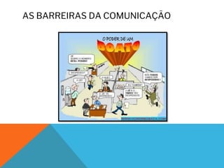 AS BARREIRAS DA COMUNICAÇÃO
 