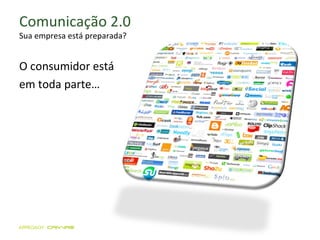 Comunicação 2.0 Sua empresa está preparada? O consumidor está  em toda parte… 