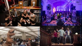 Comunicação (d)e marketing | Graça Gabriel | 2020 44
Fonte:www.bestoftoronto.net/2013/11/photos-from-the-first-ever-hush-hush
party-in-a-public-library/hush-hush-library-party-bestoftoronto-2013-089/
Fonte:https://www.youtube.com/watch?v=7WugMNutCI8Fonte:www.blogto.com/radar/2018/09/events-toronto-october-2018/
Fonte:https://www.youtube.com/watch?v=iYRhwF_QHbw
 