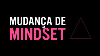 MUDANÇA DE
MINDSET
 
