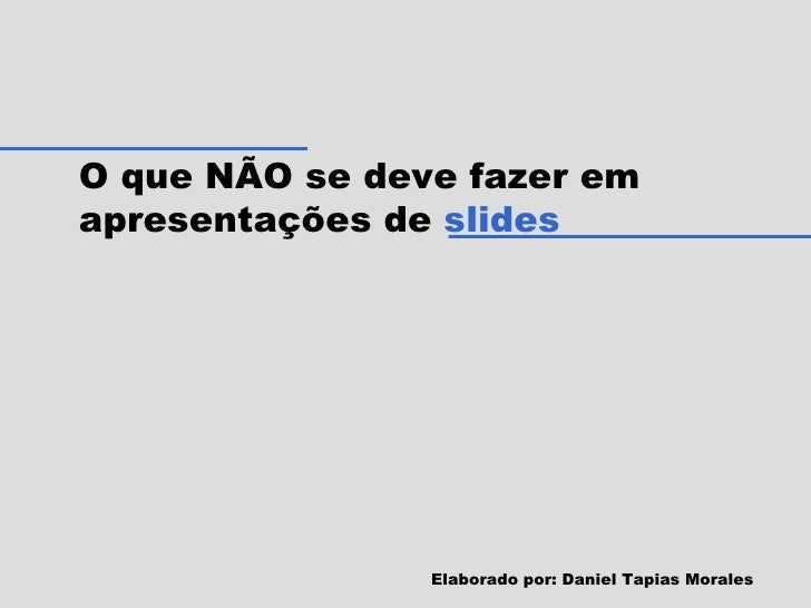 Apresentacoes pessoais em power point