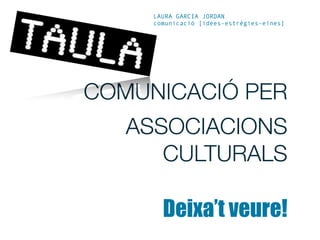 Comunicacióexterna - Taula de Cultura de Badalona