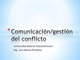 *
    Universidad Abierta Interamericana
    Ing. Luis Alberto Perdomo
 