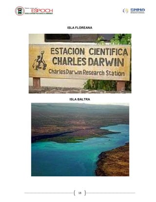 18
ISLA FLOREANA
ISLA BALTRA
 