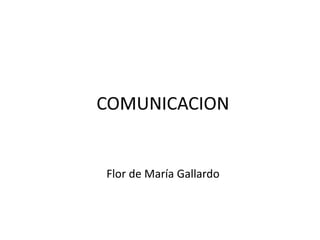 Flor de María Gallardo
 