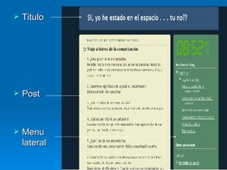 Titulo Post Menu lateral 